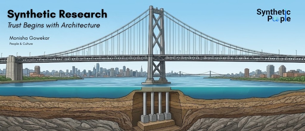 Synthetic Research: Trust Begins with Architecture